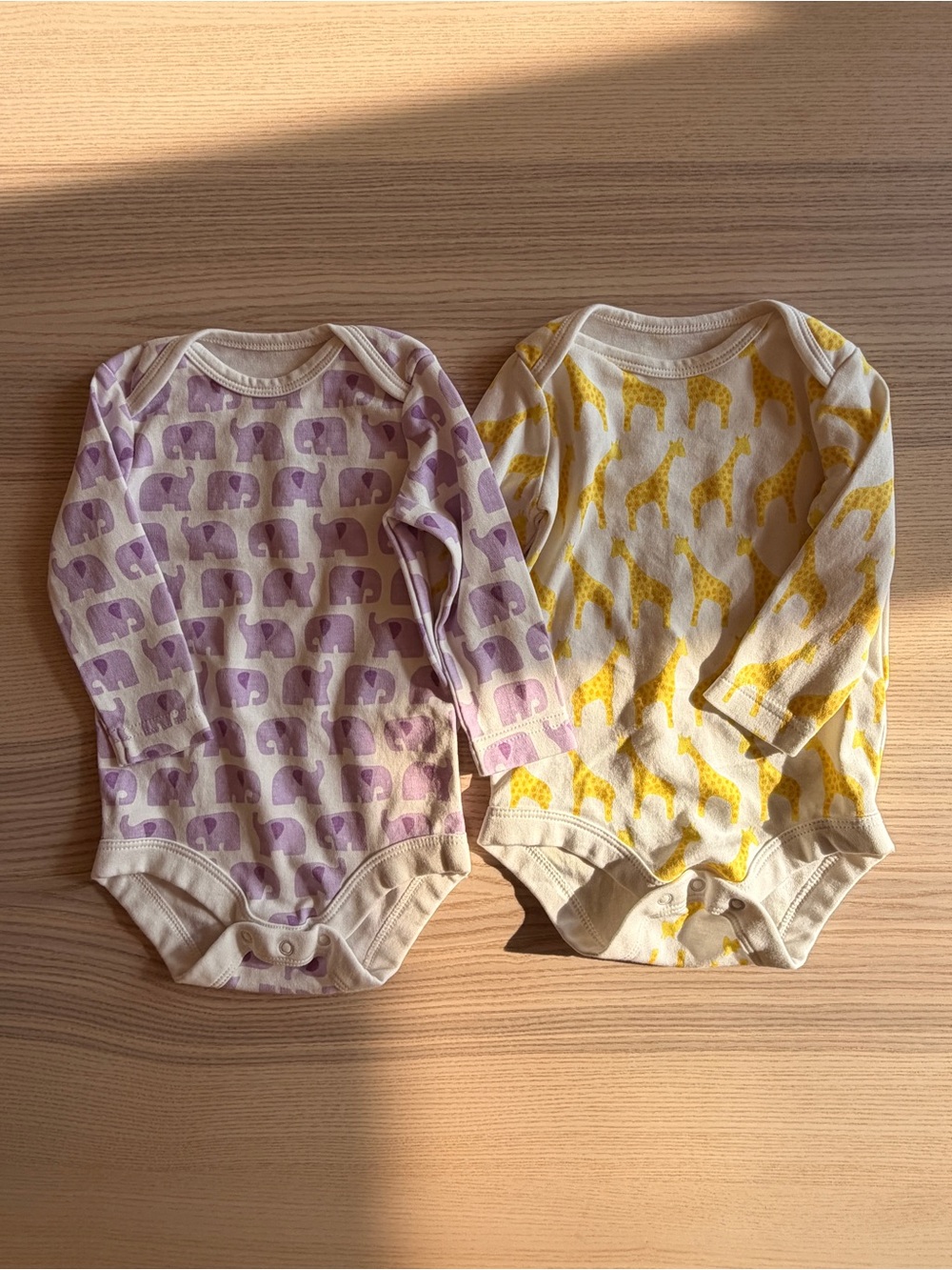 Primary Set of 2 Long-Sleeve Bodysuits